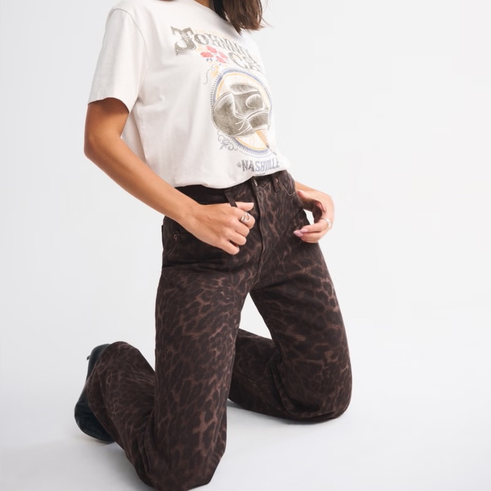 Abercrombie & Fitch The Baggy Low Rise Jean